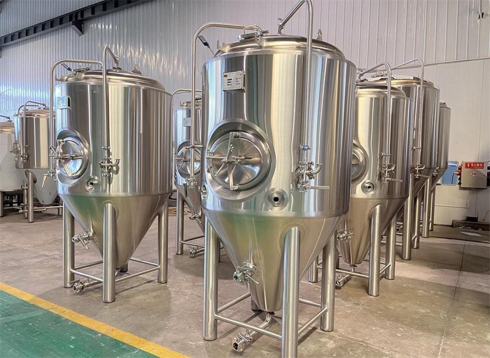 1000L brewhouse with 7sets 2000L beer fermenters made from Tiantai company